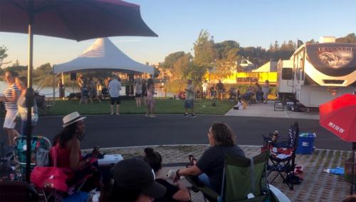 Music in the Park at Riverside RV Park, Village West Marina & Resort